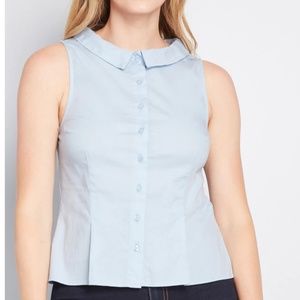 Modcloth - Refined Edition Sleeveless Blouse